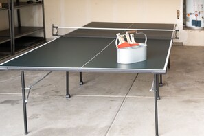 Awesome Ping Pong table in the garage