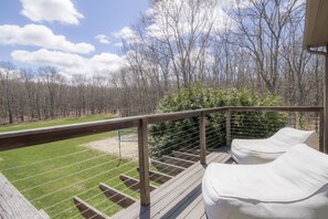 Off the master bedroom deck 