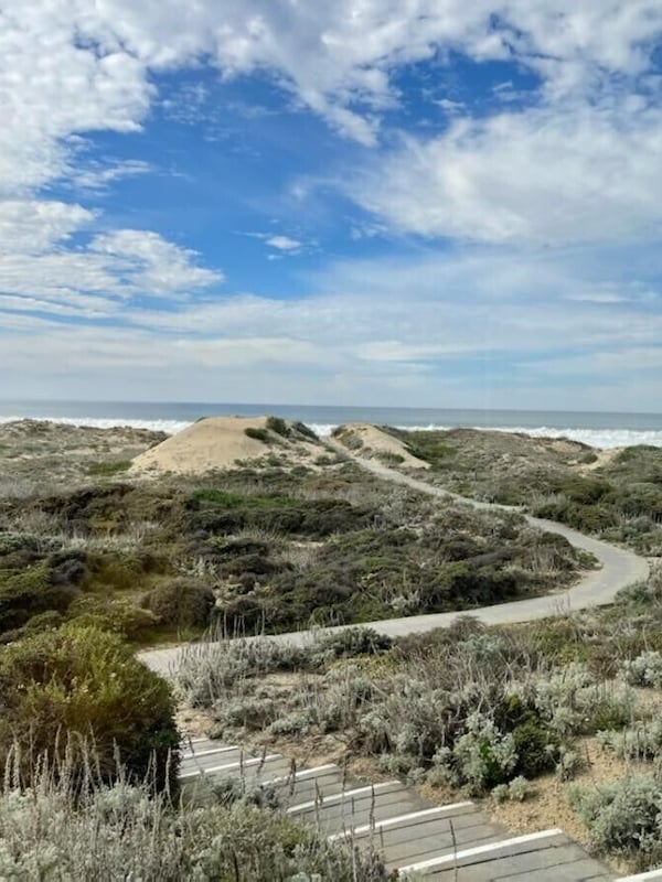 Just steps from the ocean