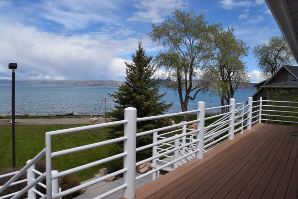 Your own deck overlooking the beach