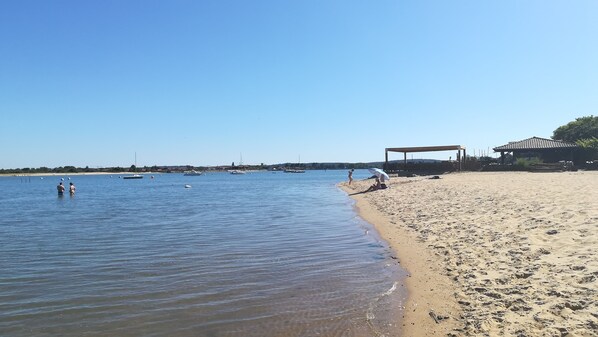 Plage devant l'appartement