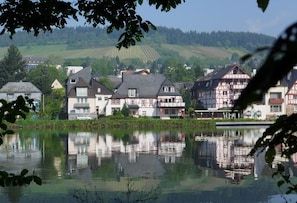 View of the Moselle jewel from the other side of the river