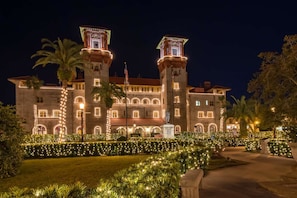 Front of property – evening/night