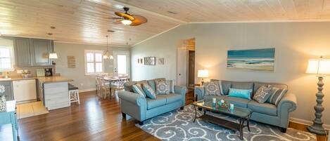 Family Room and Kitchen