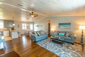 Family Room and Kitchen