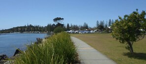 This is the beautiful walk along The Clarence River which is literally 200 meters or less from the house
