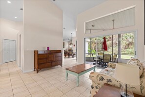 Open living room area