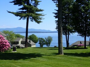 Gorgeous view of the lake and mountain range from Samoset -- what a day!