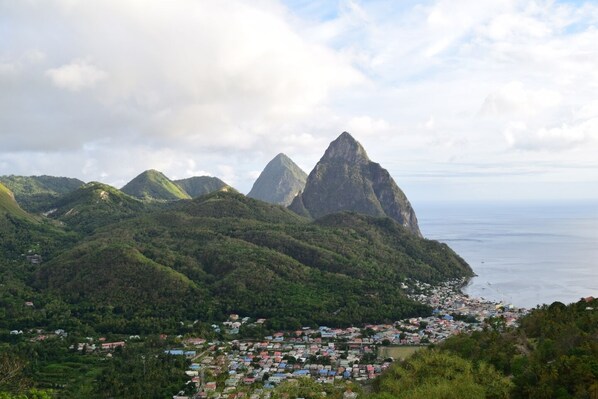 View of Town Where Appartment is Located