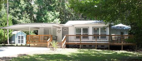 Outside living on wrap-around porch