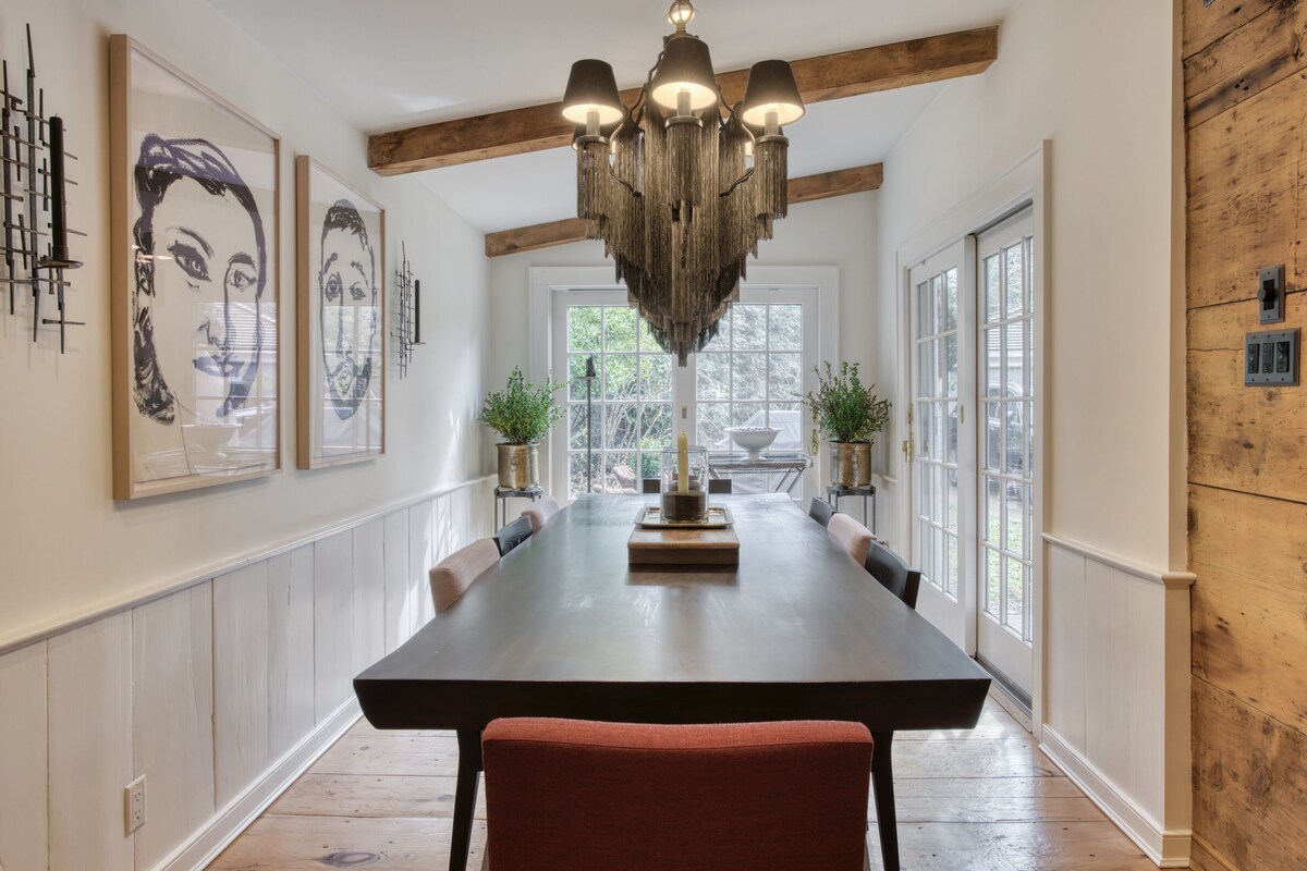 Sag Harbor Historic Village Home w/ Pool; 2 min walk to the heart of the Village