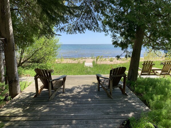 view from the deck