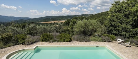 Landscape from the top of the pool