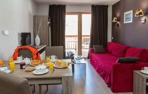 Relax and unwind in the living area.