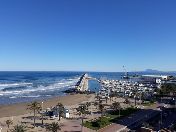 Vista para a praia ou o mar