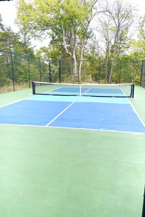 Brand New Pickleball court/ Paddles and Balls in garage