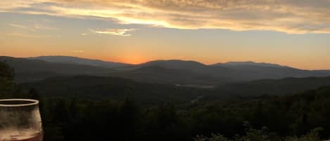 Vue depuis l’hébergement