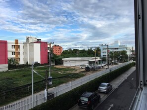 Blick von der Unterkunft