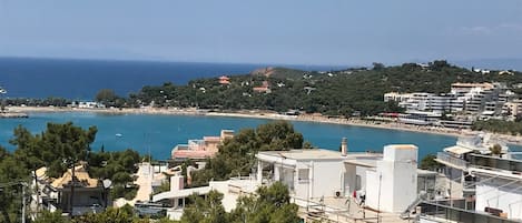 Vouliagmeni beach walking distance...