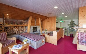 Sittområde i lobbyn