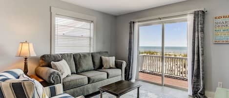 Enjoy the beautiful Ocean Views while relaxing in the living room