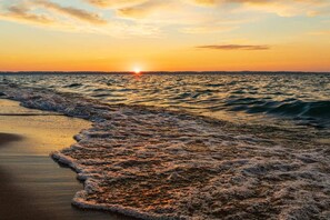 Breath Taking Bay Sunsets Only Steps Away
