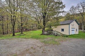 You'll be on a semi-secluded lot surrounded by trees.