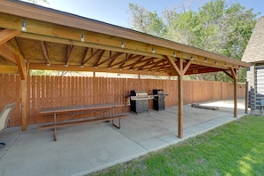 Shared Amenities | Covered Patio | Charcoal Grill