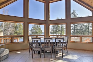 Dining Area | Floor-to-Ceiling Windows