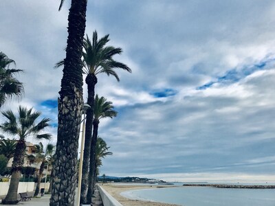 Beachfront apartment