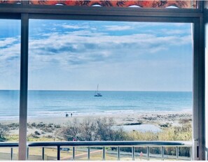 Utsikt mot havet/stranden