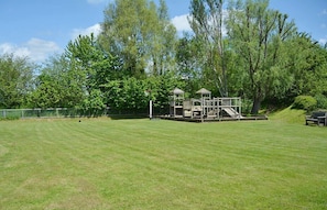 Within 50 metres of the lodge is a large children's play area