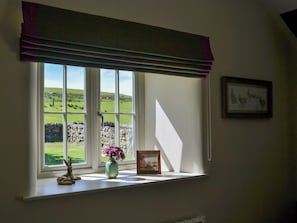 Delightful views from the living area | Spindle Well Barn, Elsdon, near Otterburn