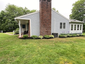 Right side of house leading to back yard 