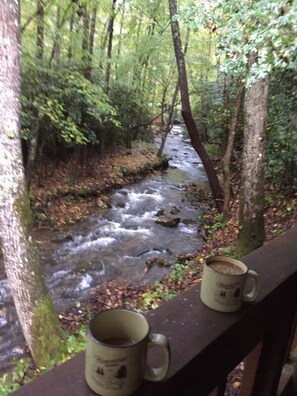 Coffee creekside