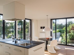 Kitchen in holiday home Strandlust in Wittduen on the island Amrum