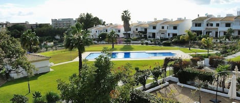 View of S/pool from Main Bedroom Balcony Upstairs