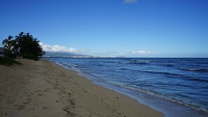 AMAZING stretch of beach. A little rocky at the shoreline.