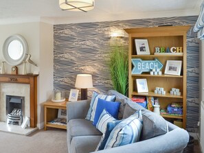 Stylish living room | The Tides, West Bay, near Bridport