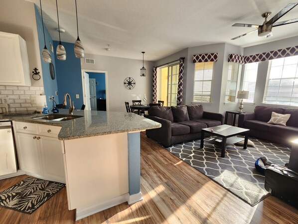 Spacious open condo