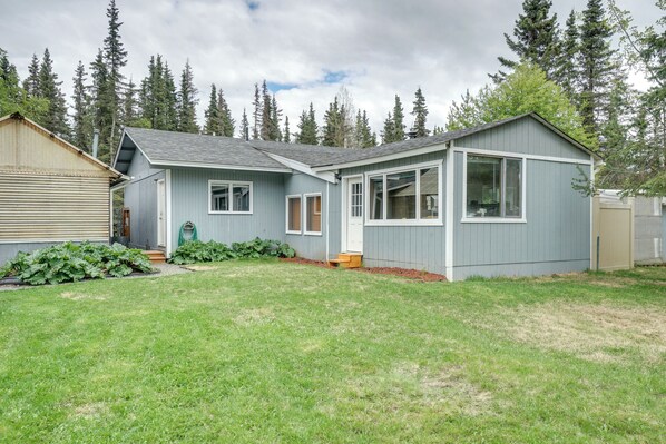 Kenai Vacation Rental | 1BR | 2BA | Stairs Required | 320 Sq Ft