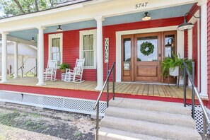 Relaxing front porch