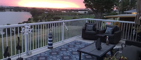 Bedroom 1 & Deck Patio View