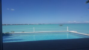 Pool area morning
