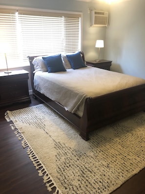 Master Bedroom with comfy queen-sized bed. 