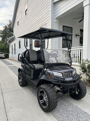 Golf Cart Included with every booking!