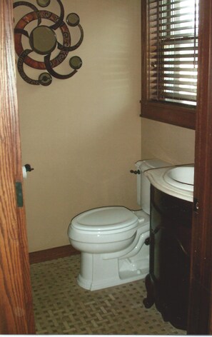 Downstairs bathroom.