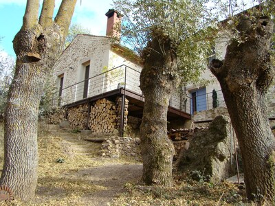 Alte Mühle 25 km. Segovia, Öko-Haus-Design in der Natur 