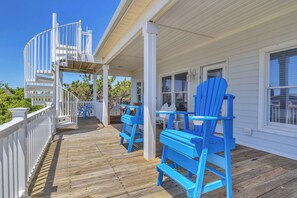 Partially Covered Porch