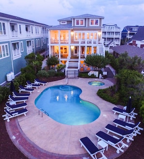 resort pool and spa